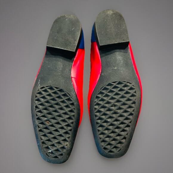 Carriage Court Glory Red White Blue 6.5 M 4th July patriotic Loafer Shoe - Picture 6 of 6